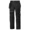 Snickers 6215 RuffWork Cotton, WorkTrousers+Holster Pockets Black, 35" Waist 32" Leg-Snickers 50