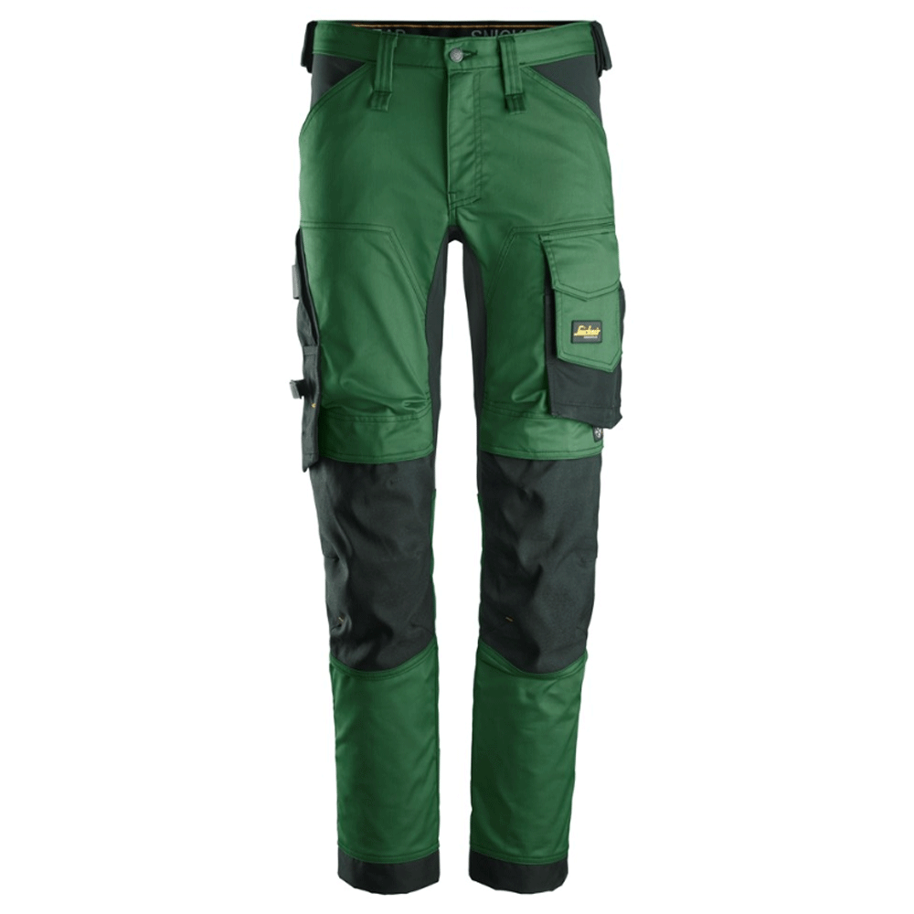 Snickers 6341 AllroundWork Stretch Kneepad Trousers Forest Green