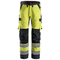 Snickers 6361 ProtecWork, Flame Retardant Arc Protection Hi-Vis Work Trousers, Class 2