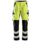 Snickers 6364 ProtecWork, Flame Retardant Arc Protection Hi-Vis Trousers, Class 2