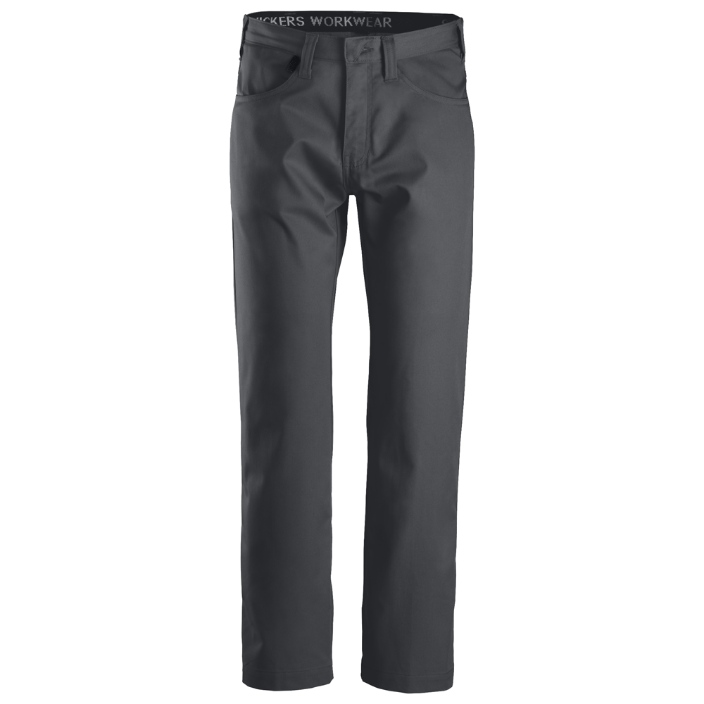 Snickers 6400 Service Chinos Steel Grey 38" Waist - 35" Leg - Snickers Size 154