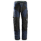 Snickers 6903 FlexiWork Stretch Kneepad Work Trousers Navy Blue, 36" Waist 32" Leg-Snickers 52