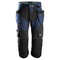 Snickers 6905 FlexiWork Holster Pocket Pirate Work Trousers Navy Blue/Black, 39" Waist Regular Leg-Snickers 56