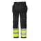 Snickers 6931 FlexiWork Hi-Vis Work Trousers Holster Pockets CL1 Various Colours