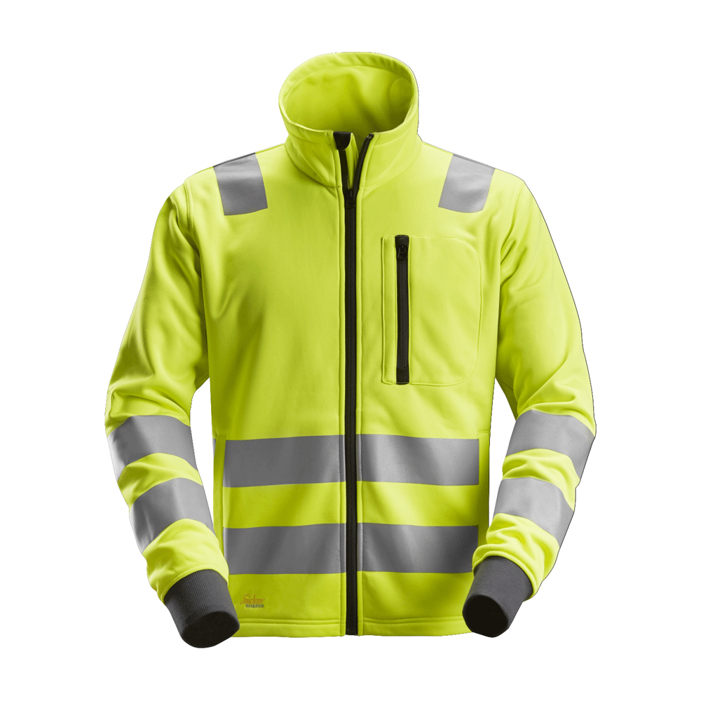 Snickers 8036 AllroundWork, Hi-Vis FZ Jacket CL2/CL3 Yellow 3XL