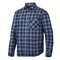Snickers 8501 RuffWork Padded Flannel Checked LS Shirt Navy / Cloud Blue Check XS