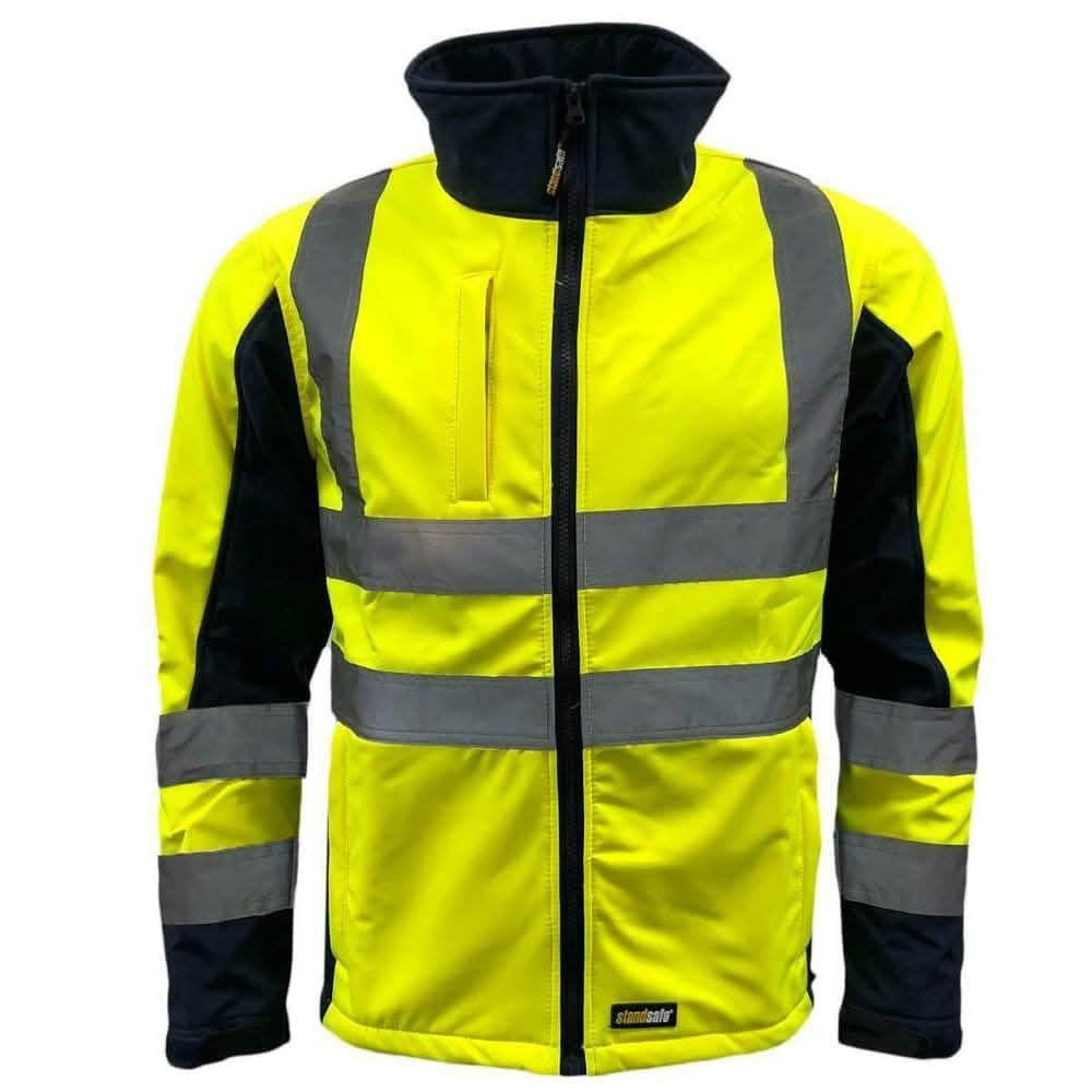 Standsafe HV018 Hi-Vis Work Softshell Jacket Bundle - 10 Items