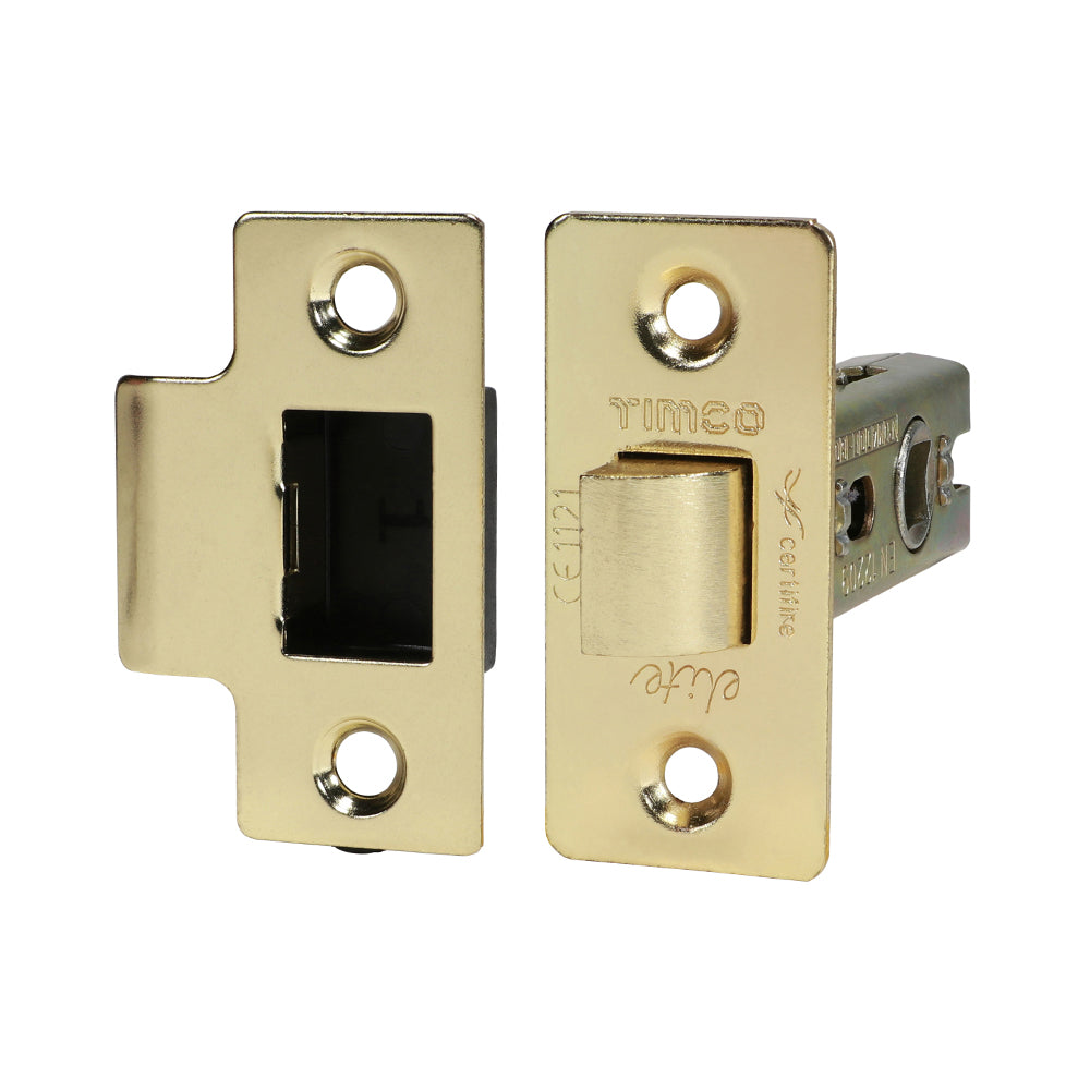 Tubular Latch – Electro Brass (67mm Case / 45mm Backset)