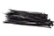 100 Cable Ties (4.8mm x 300mm) Black