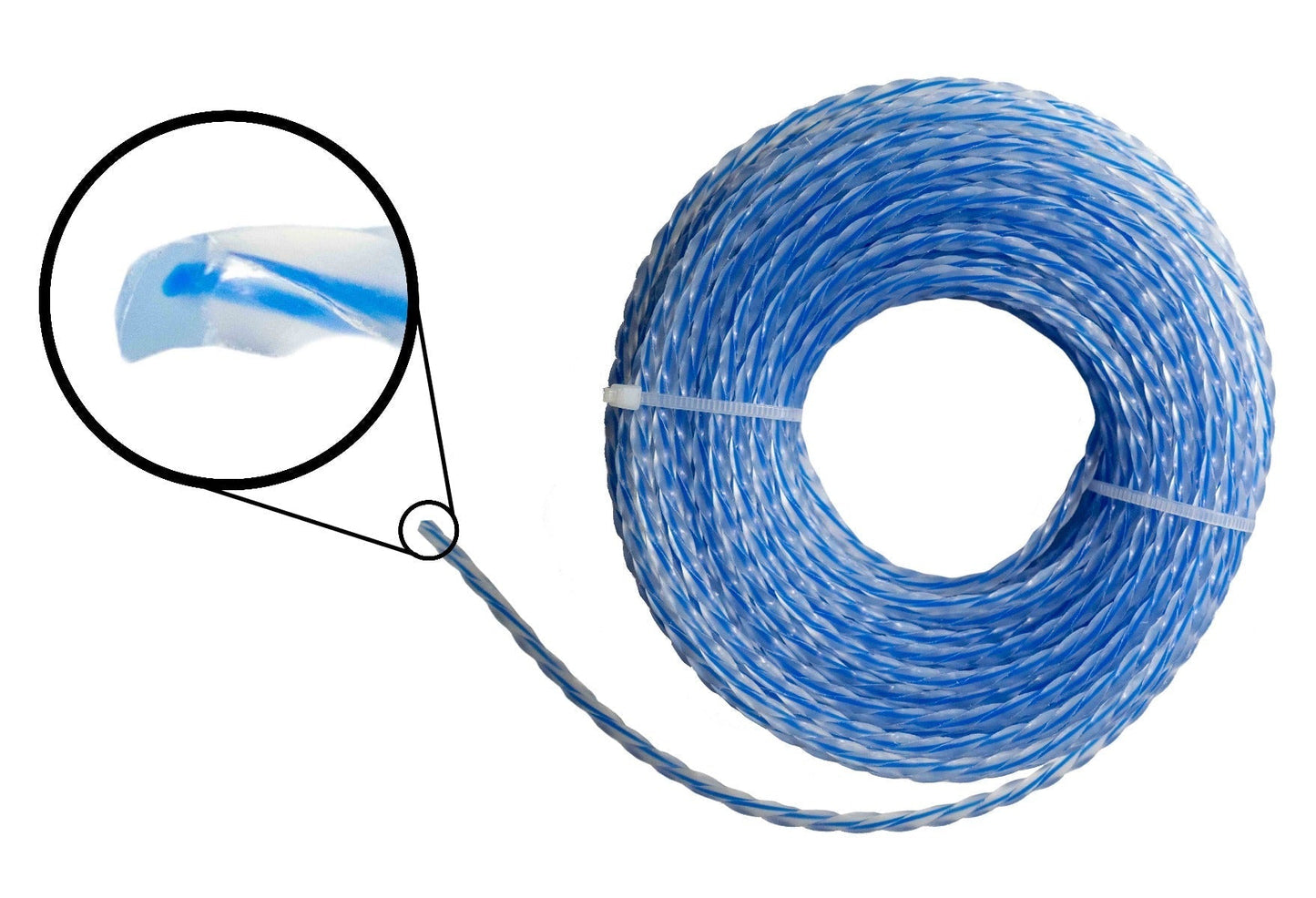 Strimmer Line Dual Blue Twist 3mm x 15m