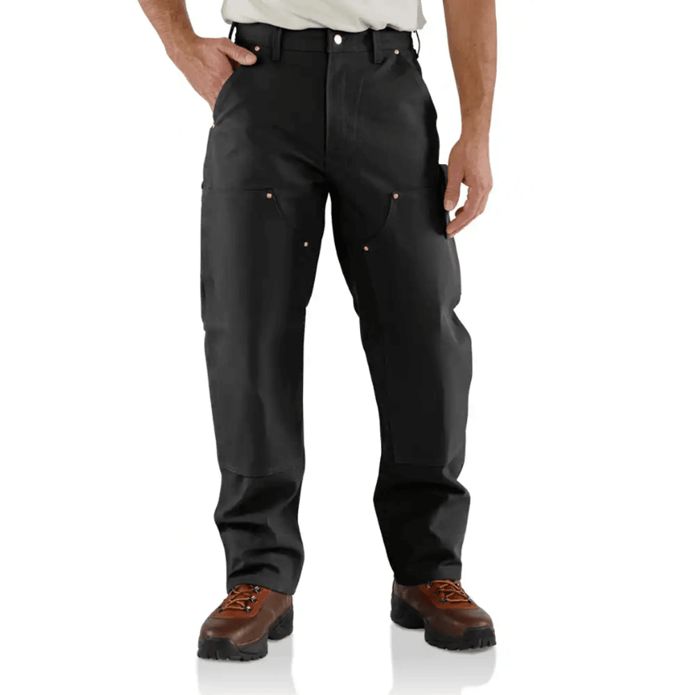 Carhartt B01 Loose Fit Firm Duck Double-Front Utility Work Pant Black Waist 36, Leg 34