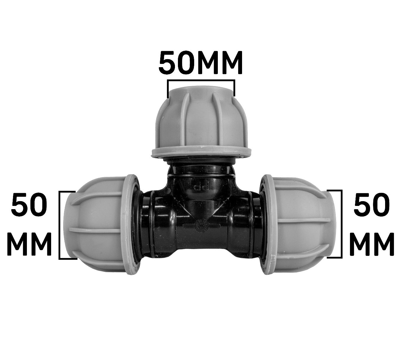 MDPE Tee 50mm