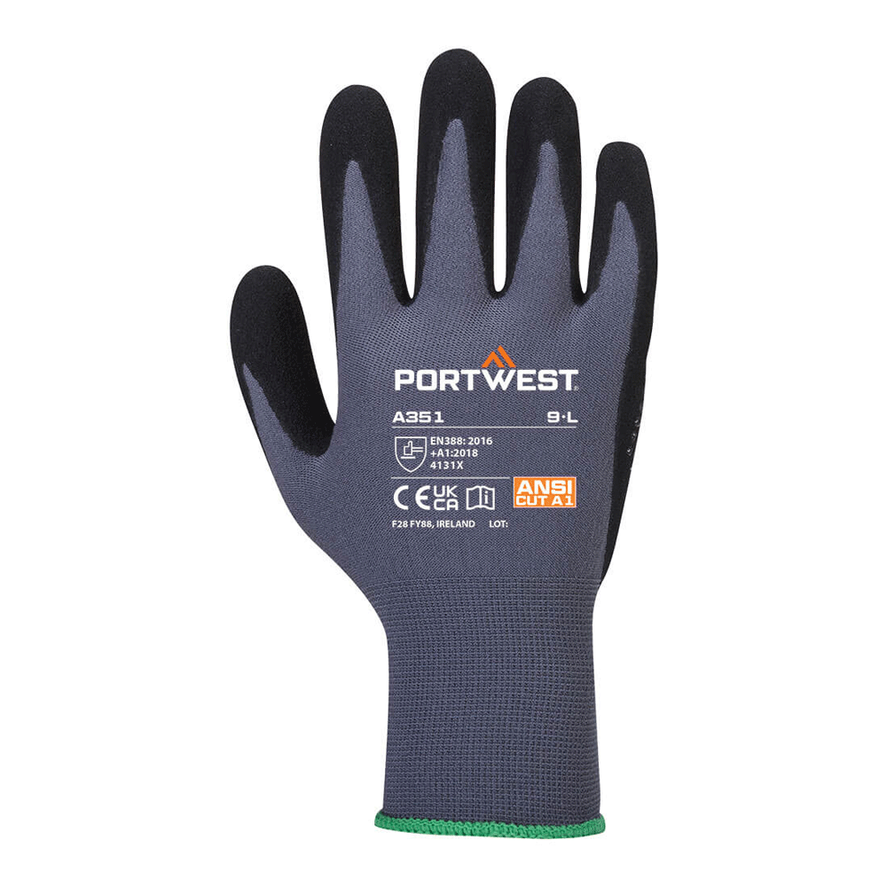 Portwest A351 DermiFlex Plus Nitrile Glove