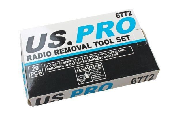 US PRO 20 Piece Radio Removal Tool Set 6772