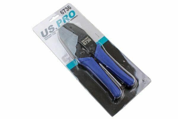 US PRO Crimping Tool For Non Insulated Terminals - Ratchet Type 6736