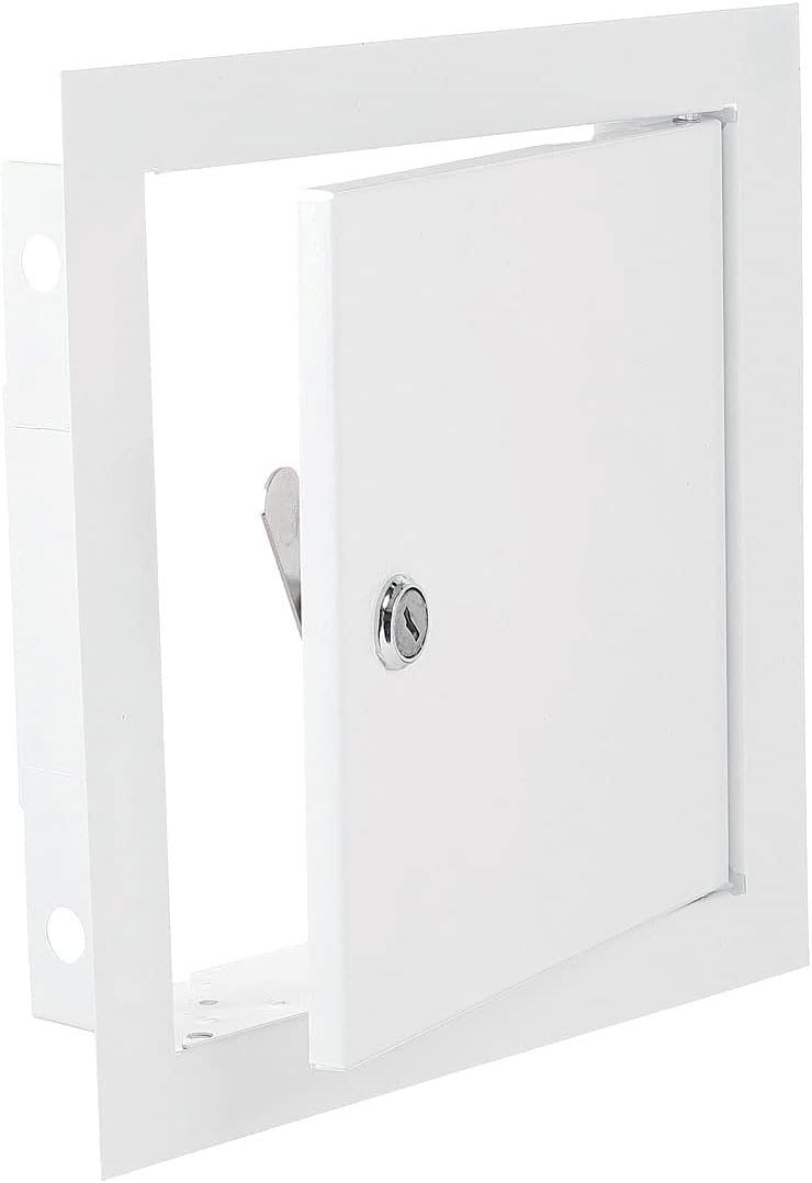 Access Panel Door Metal With Lock, White 500mm x 500mm