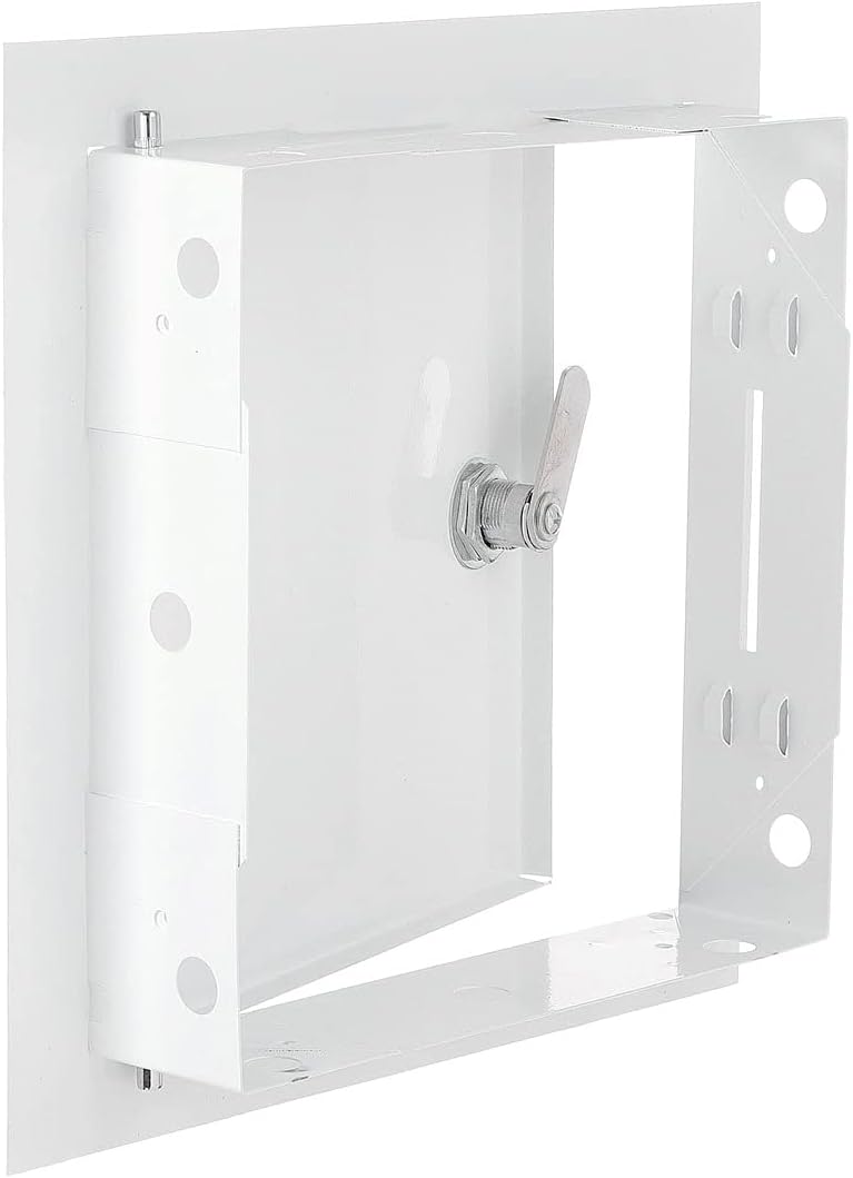 Access Panel Door Metal With Lock, White 500mm x 500mm