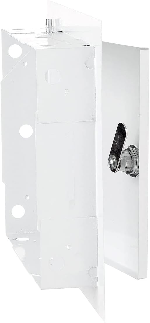 Access Panel Door Metal With Lock, White 200mm x 250mm