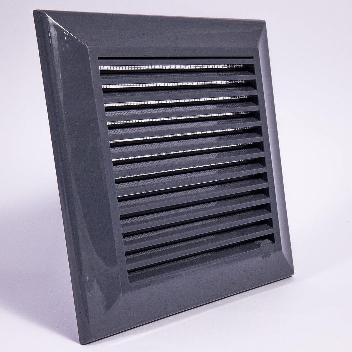 Louvre Vent Graphite Duo Smart 135G 135mm With Fly Mesh