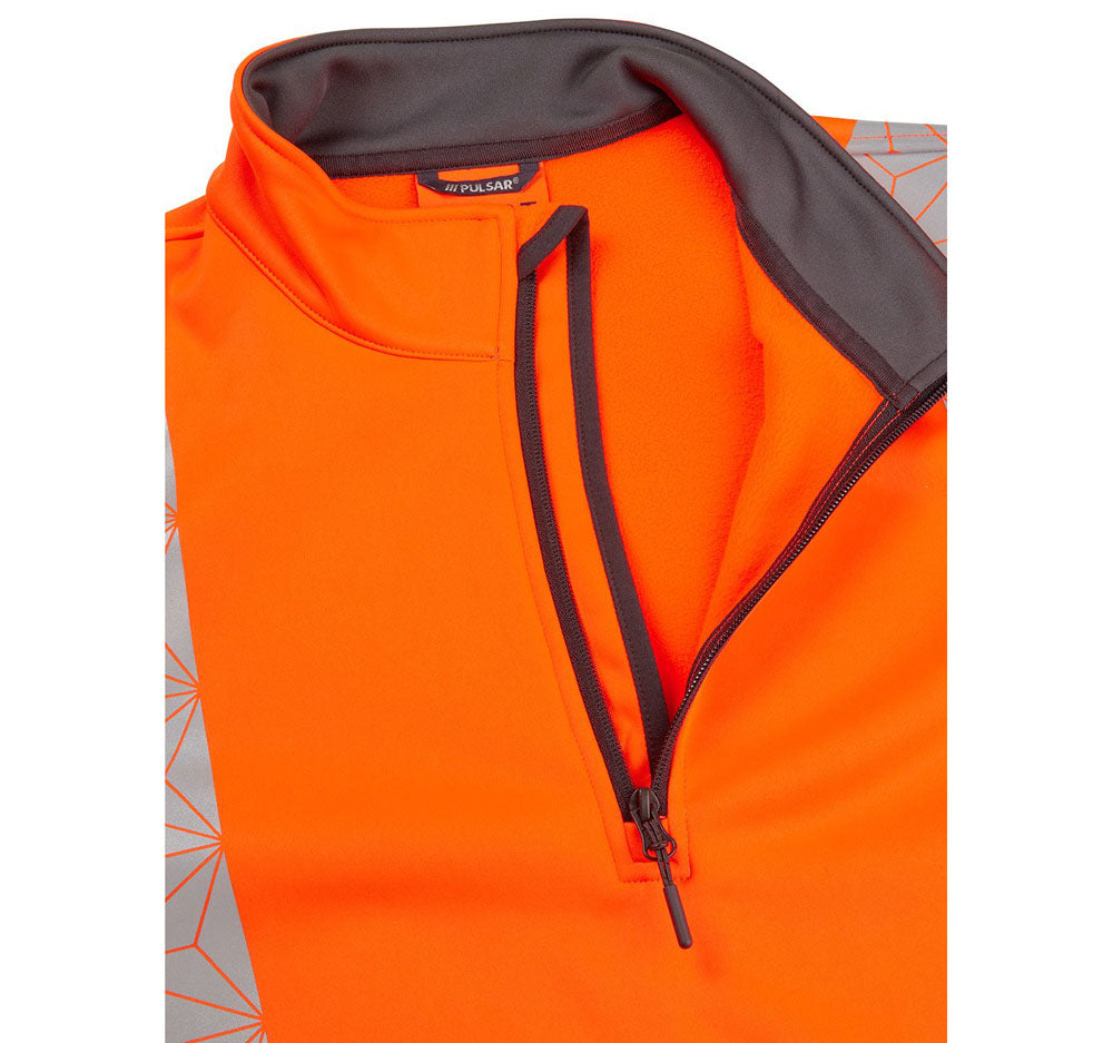 PULSAR RCT804 / RCT805 React GRS 1/4 Zip Hi-Vis Sweatshirt