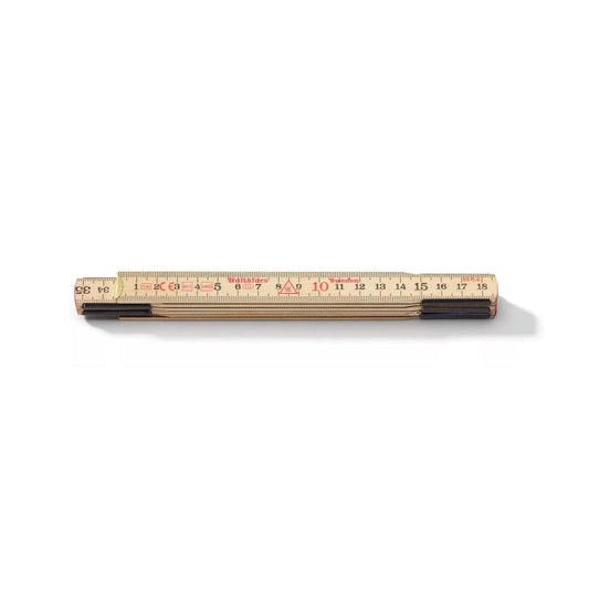 Hultafors Wooden Folding Rule - 2m