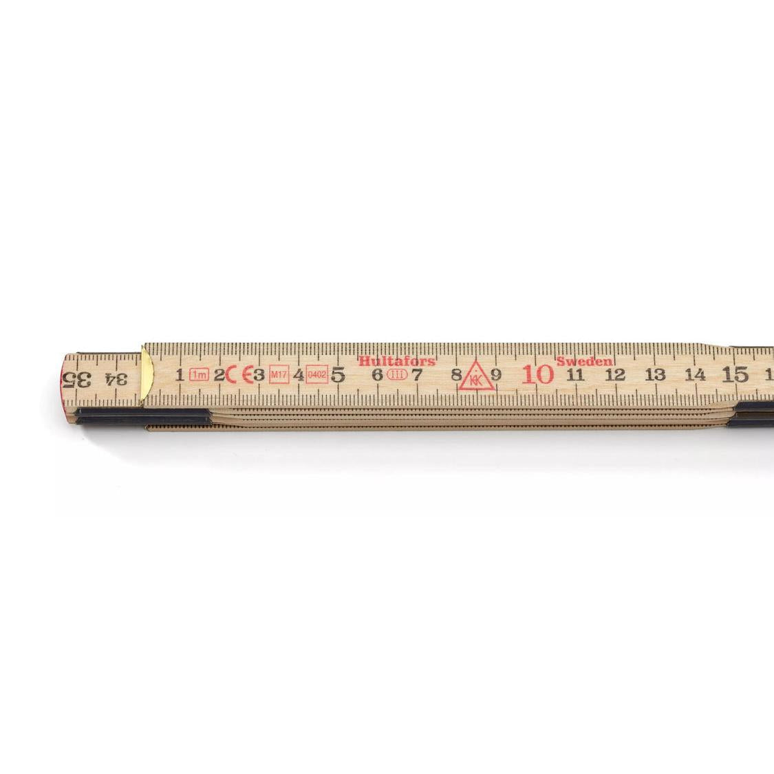 Hultafors Wooden Folding Rule - 2m