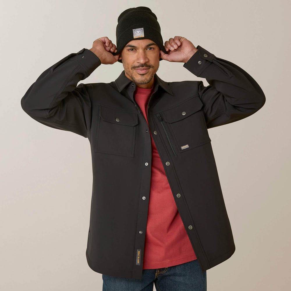 Ariat P26099APPM Rebar DuraStretch Utility Softshell Shirt Jacket