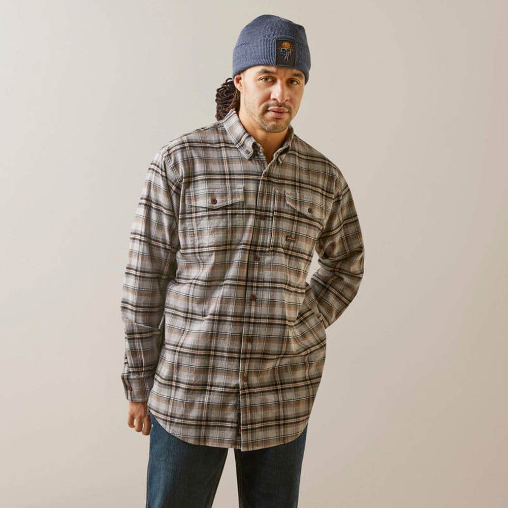 Ariat P15614 Rebar Flannel DuraStretch Work Shirt
