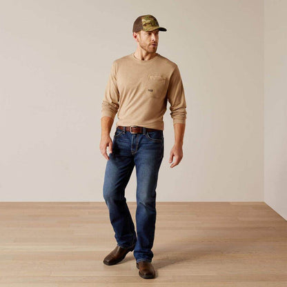 Ariat 10051844 Rebar M5 Straight Acclimatize Straight Jean Galveston / 36" Waist / 34" Leg