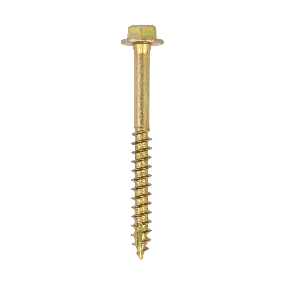 Advanced Coach Screws - Hex Flange - Yellow