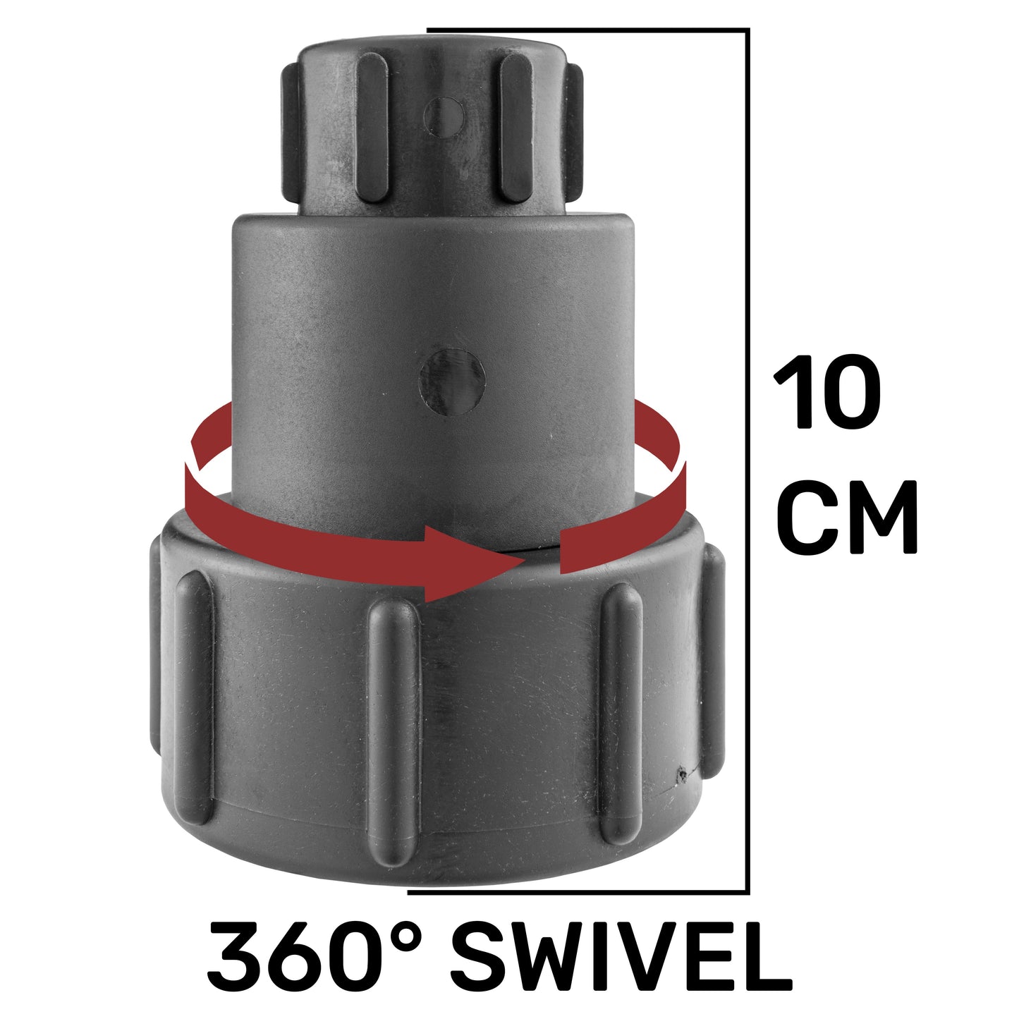 IBC 2” S60X6 – 1" BSPF Extender Adaptor with MDPE Elbow 32mm