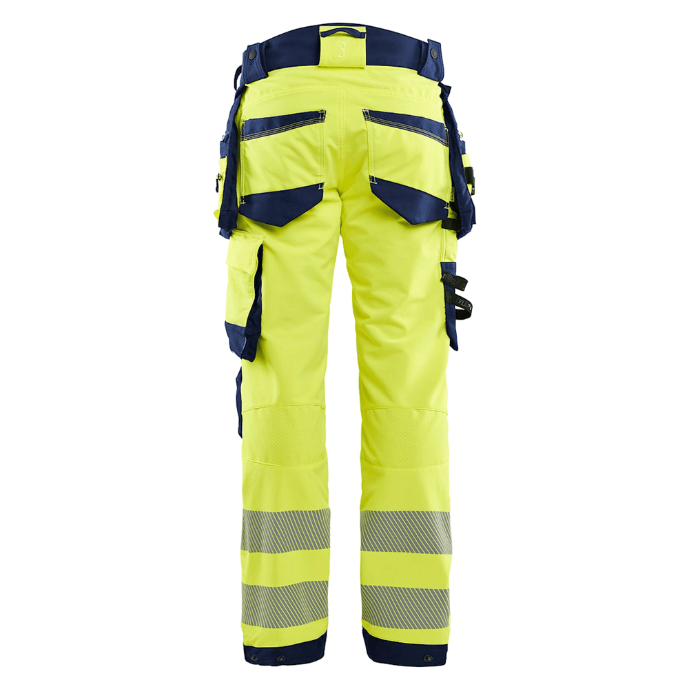 Blaklader 1122 Hi-Vis 4-Way Stretch Kneepad Trousers Hi-Vis Yellow