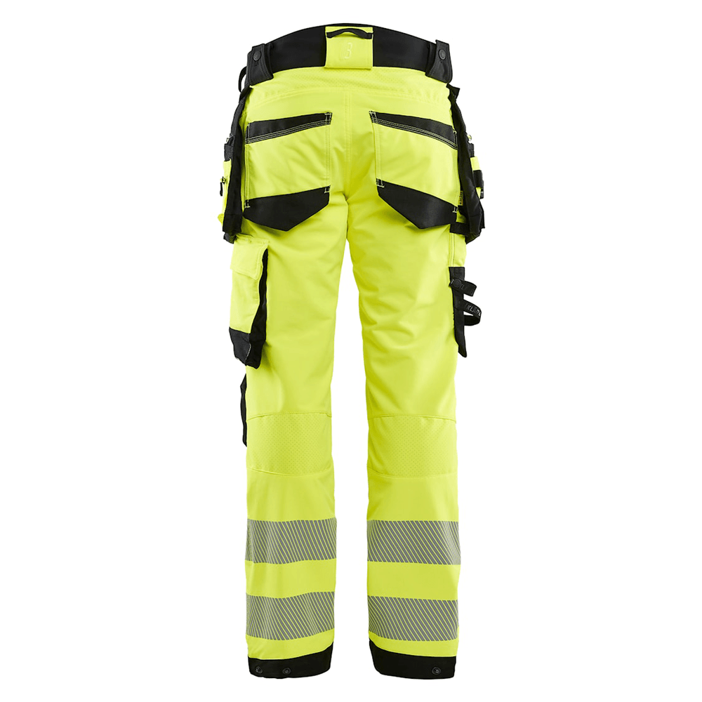 Blaklader 1122 Hi-Vis 4-Way Stretch Kneepad Trousers Hi-Vis Yellow