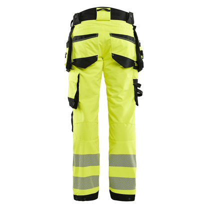 Blaklader 1122 Hi-Vis 4-Way Stretch Kneepad Trousers Hi-Vis Yellow