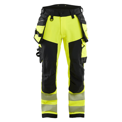 Blaklader 1122 Hi-Vis 4-Way Stretch Kneepad Trousers Hi-Vis Yellow