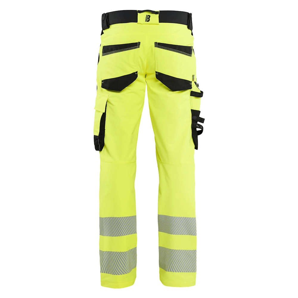 Blaklader 1124 Hi-Vis 4-Way Stretch Kneepad Trousers Hi-Vis Yellow