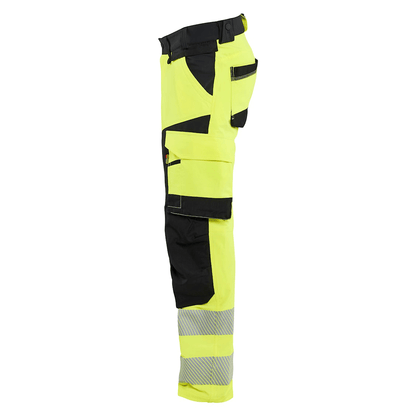 Blaklader 1124 Hi-Vis 4-Way Stretch Kneepad Trousers Hi-Vis Yellow