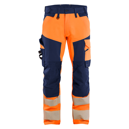 Blaklader 1124 Hi-Vis 4-Way Kneepad Stretch Trousers