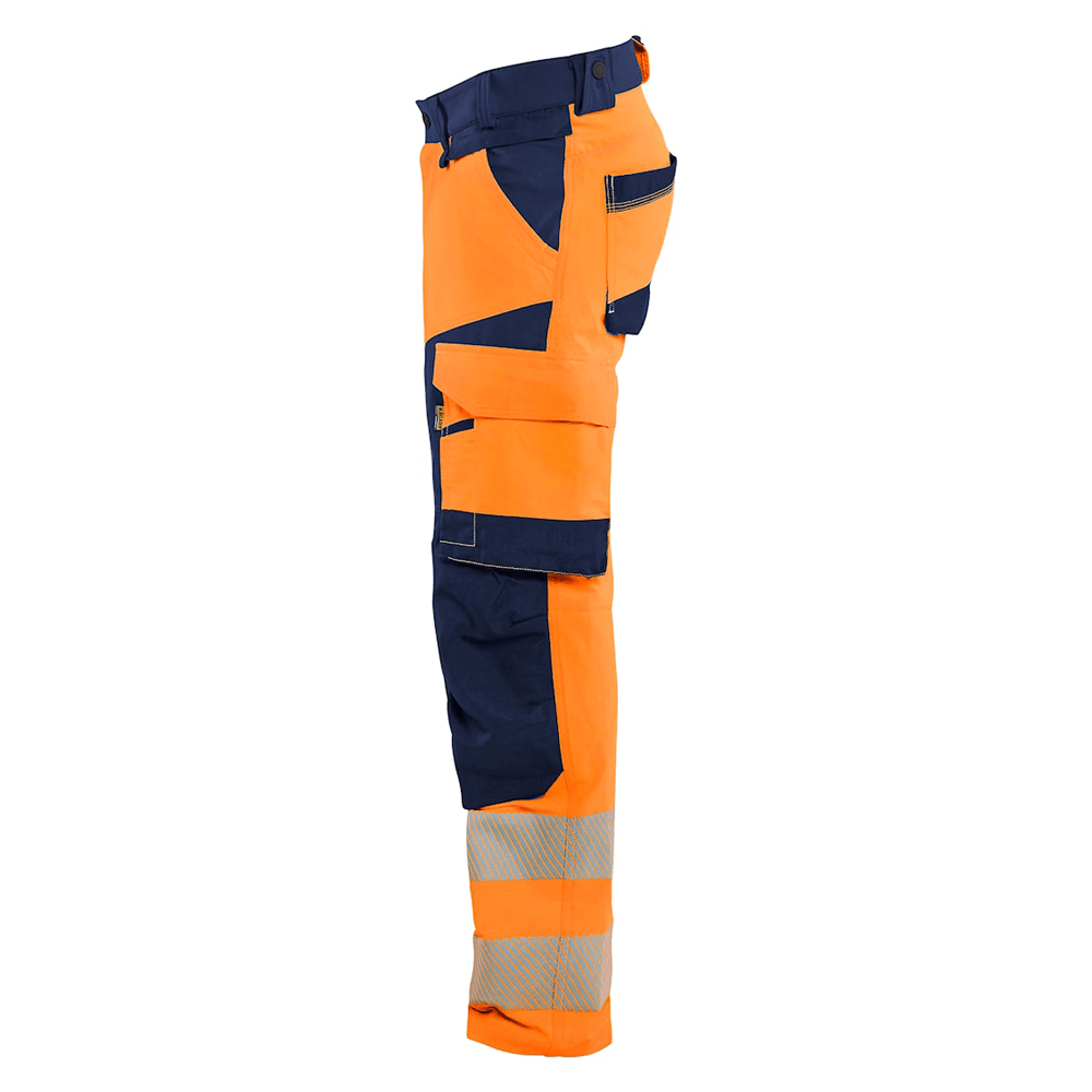 Blaklader 1124 Hi-Vis 4-Way Kneepad Stretch Trousers