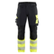 Blaklader 1126 Hi-Vis 4-Way Stretch Kneepad Trousers Black/Yellow