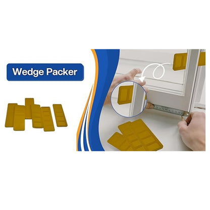 Polypropylene Wedge Packers - 32mm W - Plastic Shims and Packers