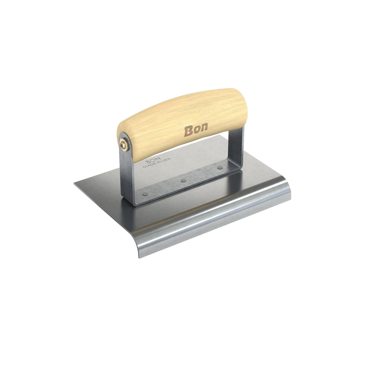 Bon Tool Stainless Steel Pavement Edger - 6" x 4" - Wood Wave Handle