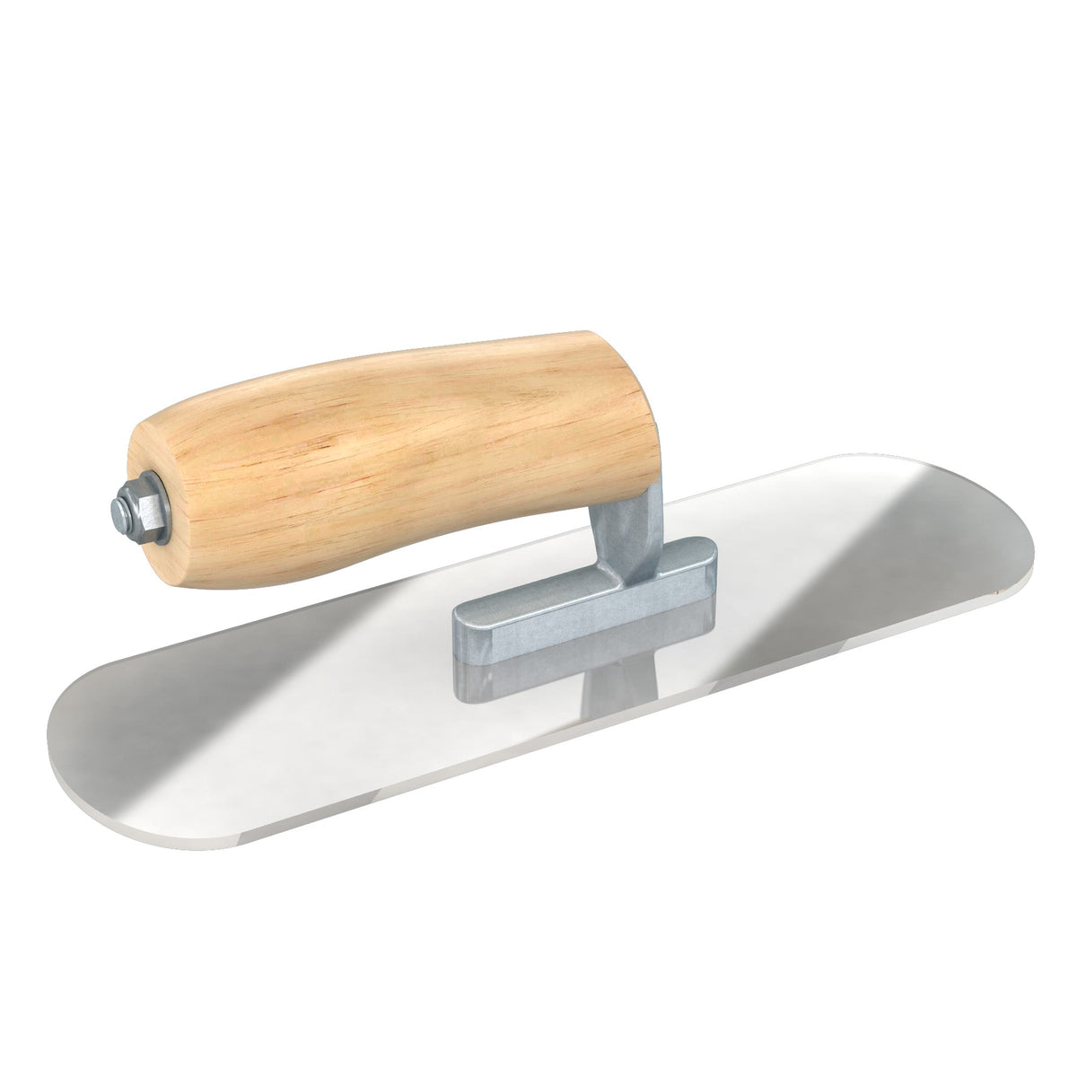 Bon Tool Plexiglass Swimming Pool Trowel - Camel Back Wood Handle