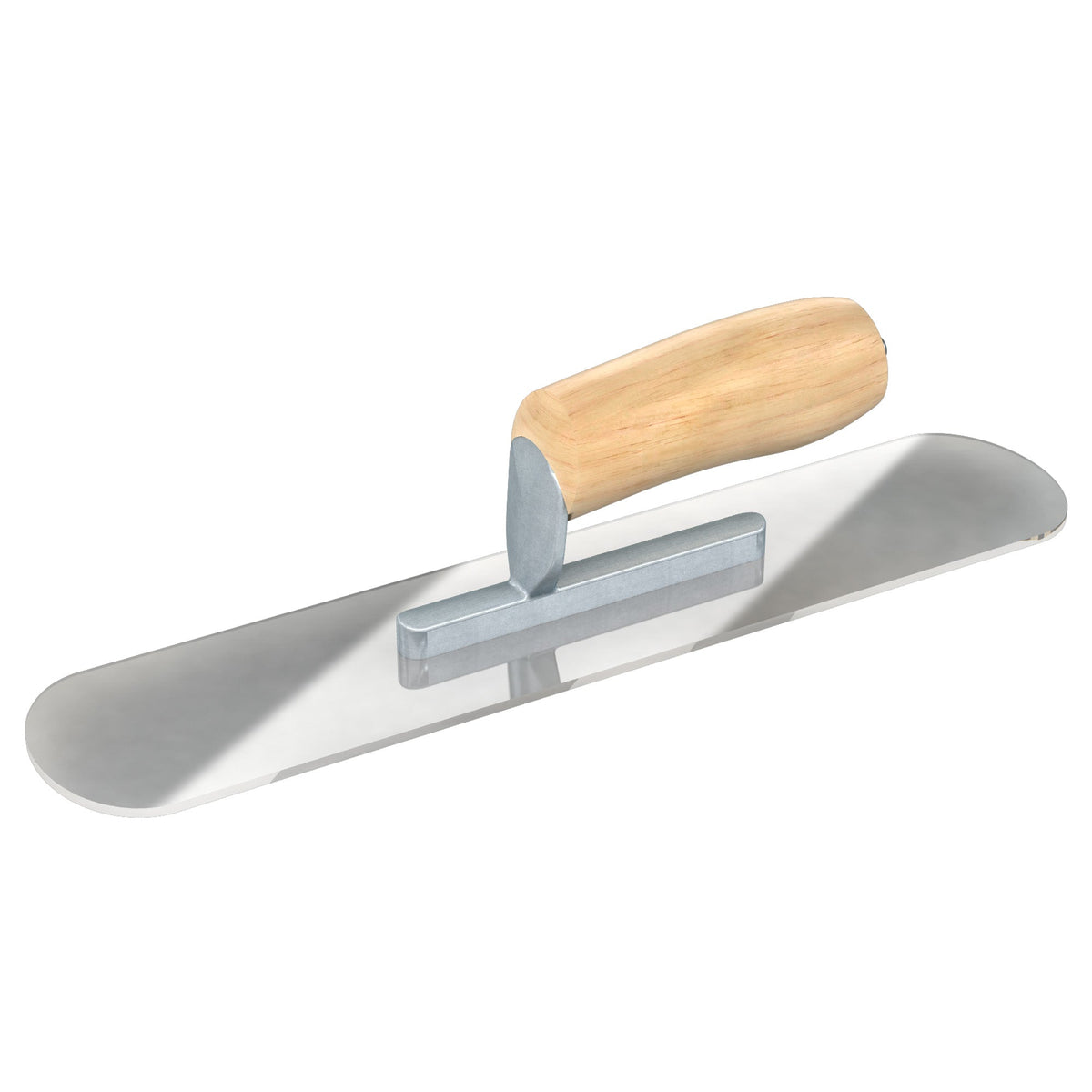 Bon Tool Plexiglass Swimming Pool Trowel - Camel Back Wood Handle