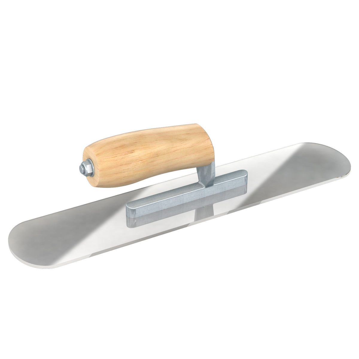 Bon Tool Plexiglass Swimming Pool Trowel - Camel Back Wood Handle