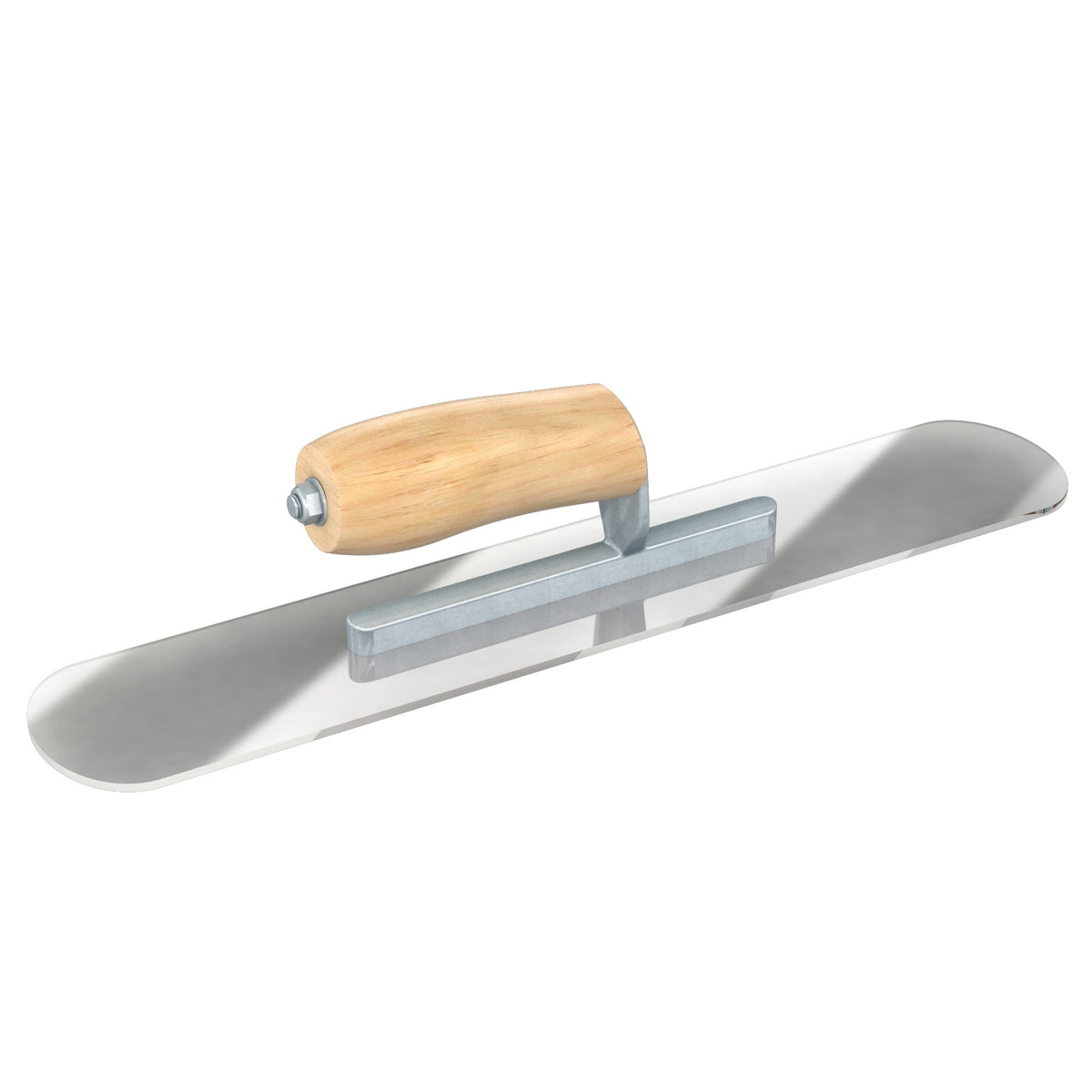 Bon Tool Plexiglass Swimming Pool Trowel - Camel Back Wood Handle