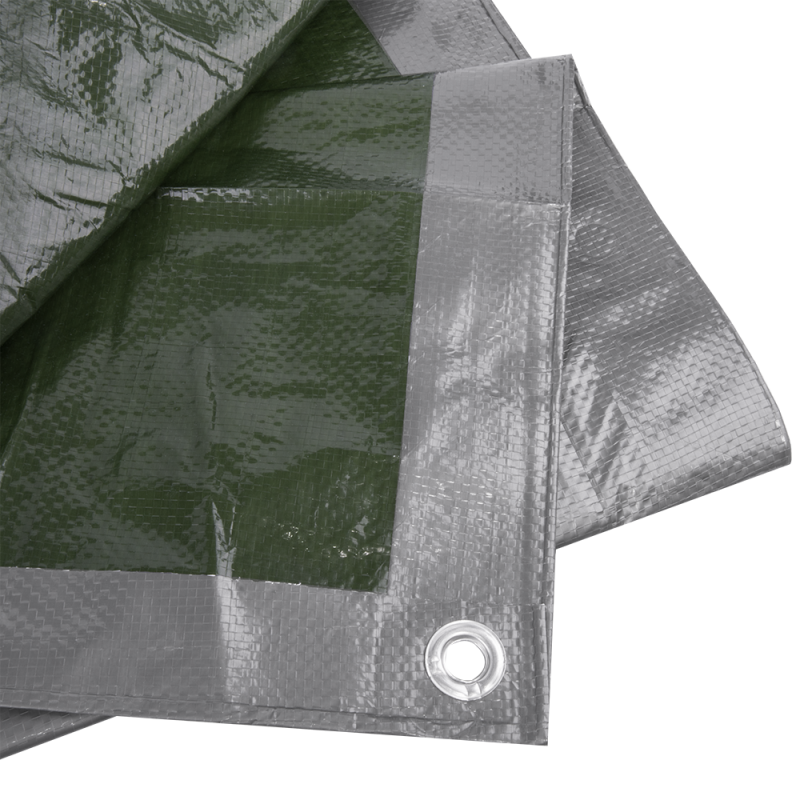 Silver M-Grade Tarpaulin 5m x 6m