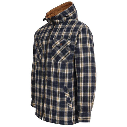 Fort 125 Penarth Fleece Lined Hooded Shirt Jacket