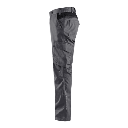 Blaklader 1444 Industry Stretch Trouser Mid Grey/Black
