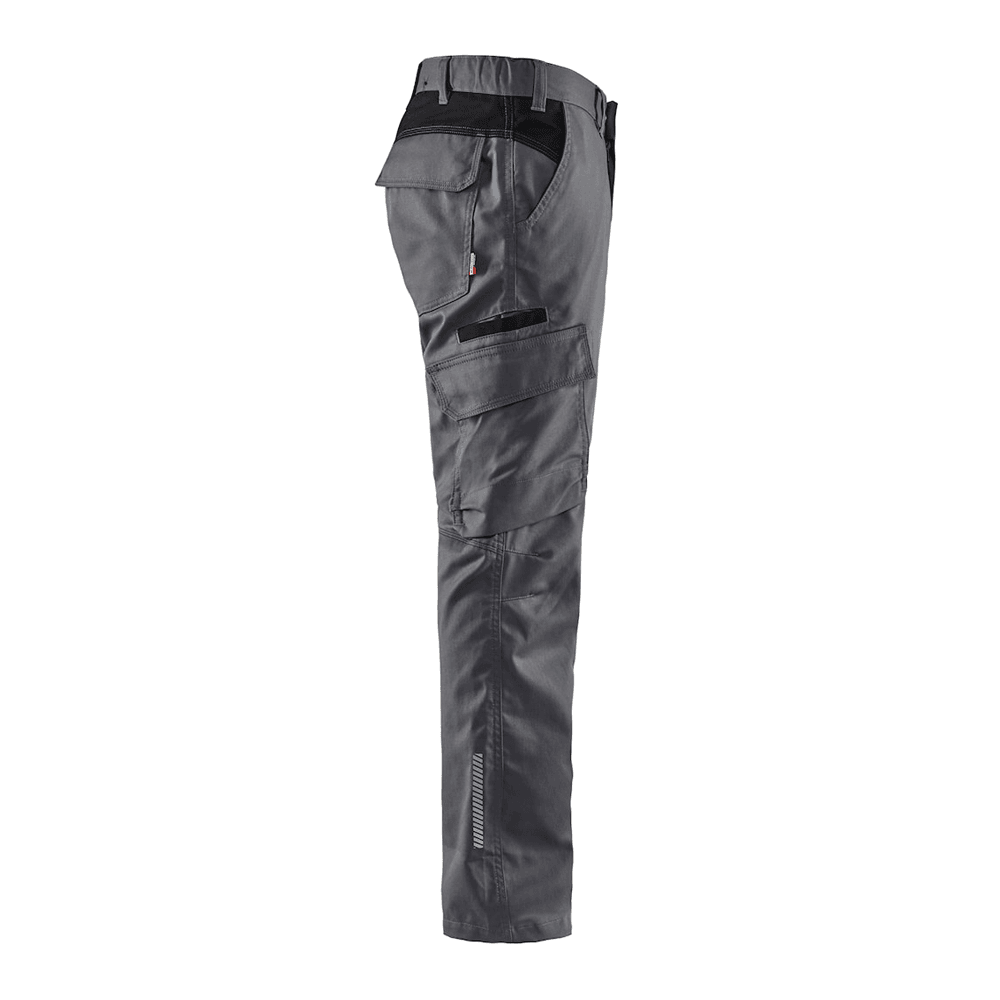 Blaklader 1444 Industry Stretch Trouser Mid Grey/Black